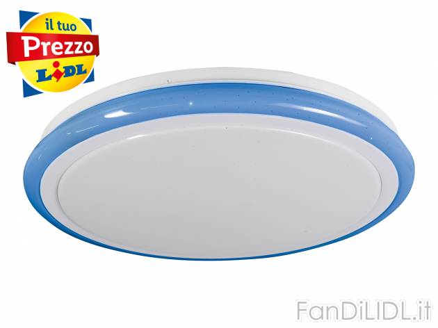 Lampada LED da soffitto Livarno Lux, prezzo 34.99 € 
- Dimmerabile, con effetto ...