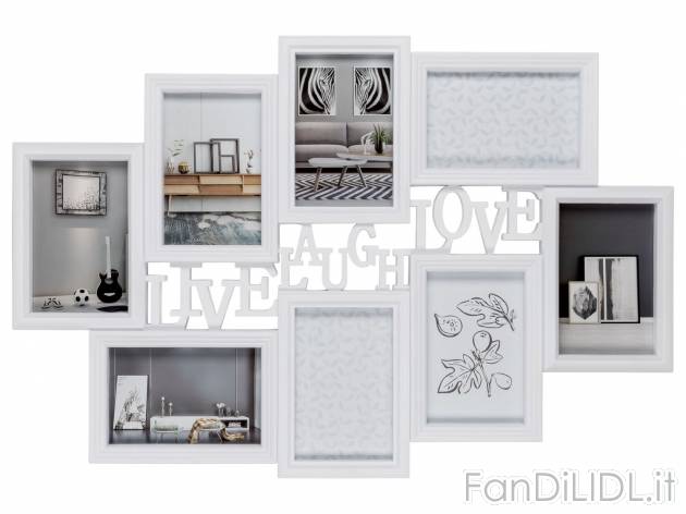 Cornice portafoto multipla Melinera, prezzo 7.99 &#8364; 
- Per foto in formato
- ...