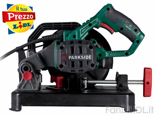Troncatrice circolare Parkside PMTS 180 A1, prezzo 49.00 € 
- Serraggio rapido ...