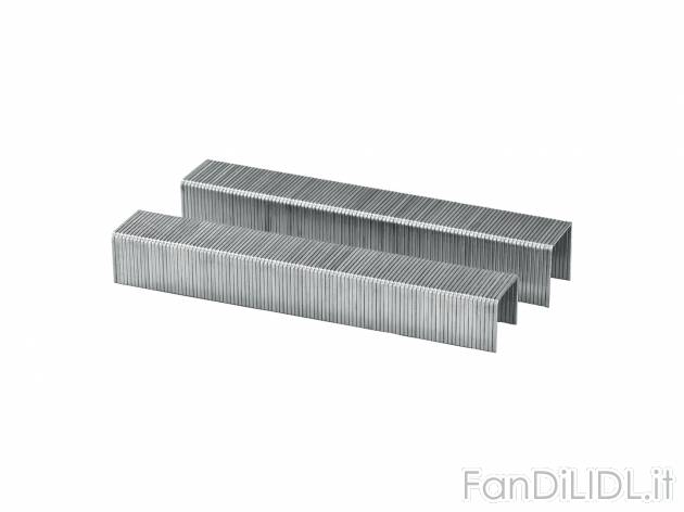 Set di graffe o chiodi per pistola sparapunti Parkside, prezzo 1.99 € 

Caratteristiche ...