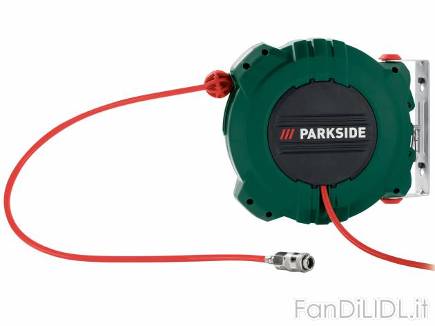 Tubo con avvolgicavo o unità di manutenzione per aria compressa Parkside, prezzo ...