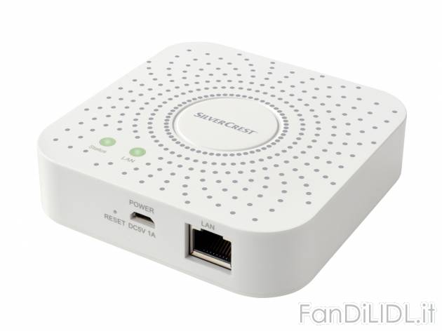 Gateway Lidl Home Silvercrest, prezzo 24.99 € 
Il gateway è l&#039;elemento ...