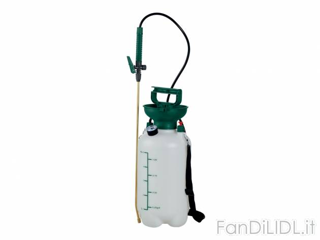 Spruzzatore manuale a pressione Parkside, prezzo 9.99 &#8364; 
5 L
Caratteristiche

- ...