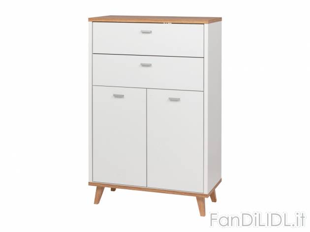 Mobiletto da bagno con 2 ante e 2 cassetti Livarno Living, prezzo 59.00 € 
- ...