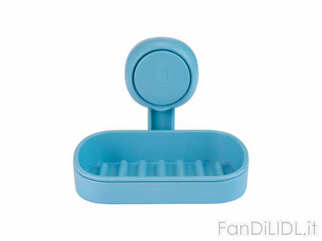 Ganci, portasapone o bicchiere per bagno Miomare, prezzo 3.49 &#8364; 
- Ventosa ...