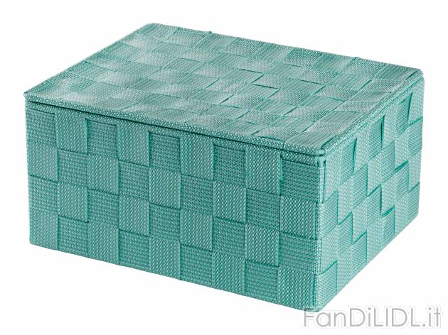 Box portaoggetti con coperchio Livarno Living, prezzo 7.99 &#8364; 
1, 2 o 3 ...