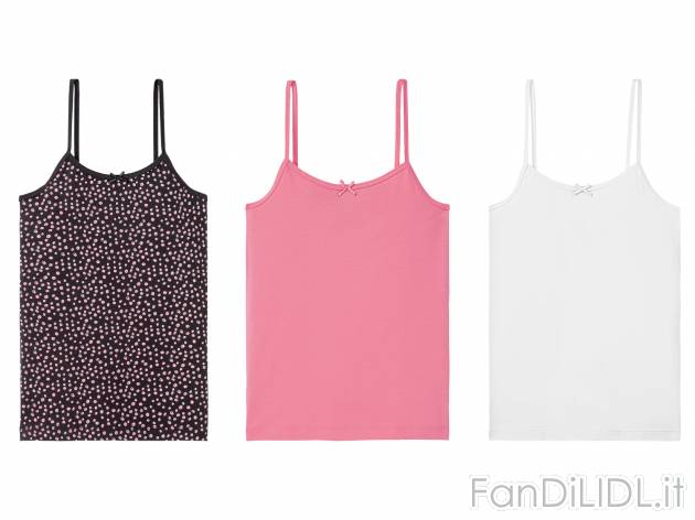 Canotta o Top da bambina Pepperts, prezzo 5.99 &#8364; 
3 pezzi - Misure: 6-16 ...