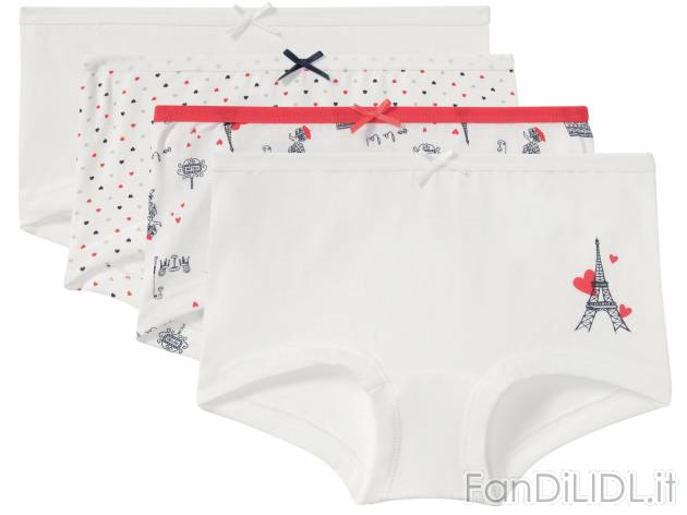 Slip da bambina o culottes Lupilu, prezzo 5.99 &#8364; 
6 o 4 pezzi - Misure: ...