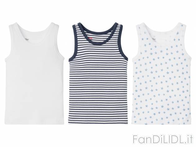 Canotta da bambino Lupilu, prezzo 4.99 &#8364; 
3 pezzi - Misure: 2-6 anni 
- ...