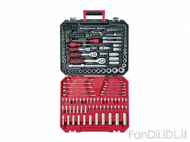 Set chiavi a bussola Parkside, prezzo 99.00 €  
216 pezzi
Caratteristiche

- VPA GS