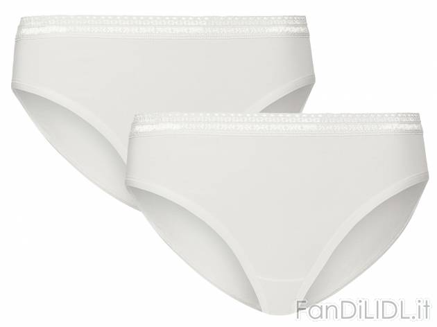 Slip da donna Esmara, prezzo 5.99 &#8364; 
2 pezzi - Misure: S-L 
- Con fibra ...