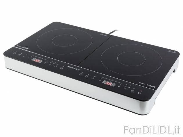 Doppia piastra ad induzione Silvercrest Kitchen Tools, prezzo 79.00 &#8364; ...
