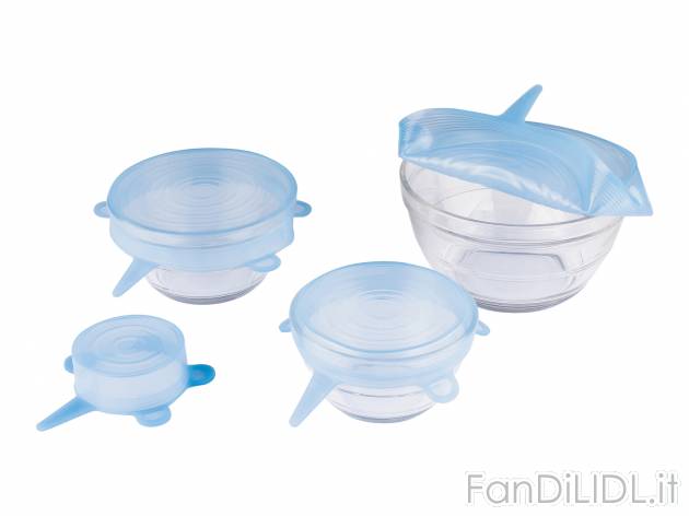 Coperchio in silicone Ernesto, prezzo 1.99 &#8364; 
2 o 4 pezzi 
- Lavabili ...