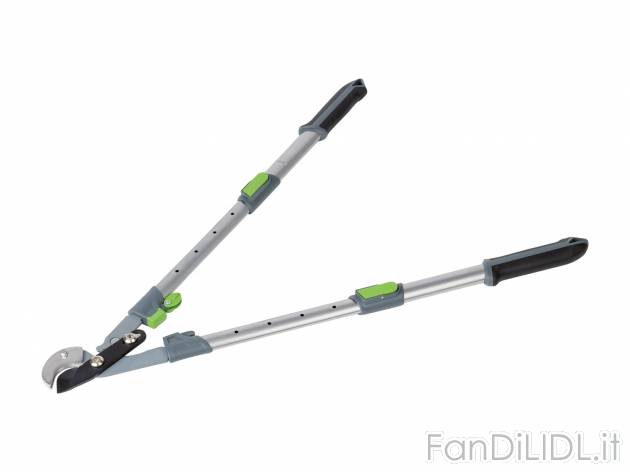 Tagliarami telescopico Parkside, prezzo 9.99 &#8364; 
- Bracci telescopici regolabili ...