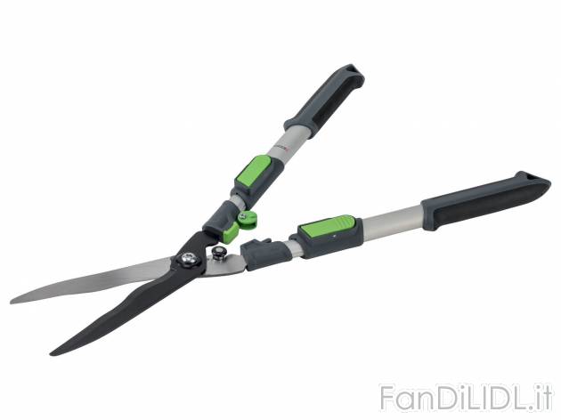 Tagliasiepi telescopico Parkside, prezzo 9.99 &#8364; 
- Bracci telescopici ...
