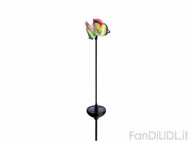 Lampada LED a energia solare Farfalla Melinera, prezzo 3.99 &#8364; 
- Cambio ...