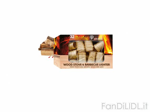 Accendifuoco per griglia e caminetto , prezzo 2.49 &#8364; per Alla confezione