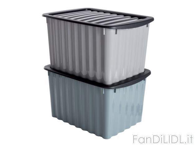 Box portaoggetti Pre-zero, prezzo 3.99 € 
18 L 
- Con plastica riciclata
Caratteristiche

- ...