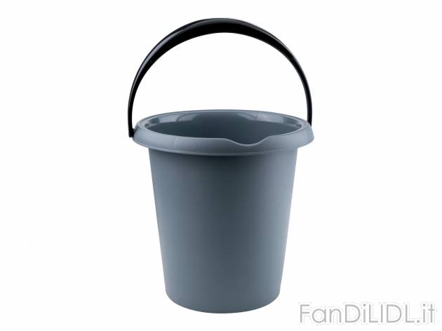 Secchio Pre-zero, prezzo 1.99 € 
12 L 
- Con plastica riciclata
Caratteristiche

- ...