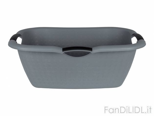 Cesto o bacinella portabiancheria Pre-zero, prezzo 3.99 € 
27 L 
- Con plastica ...