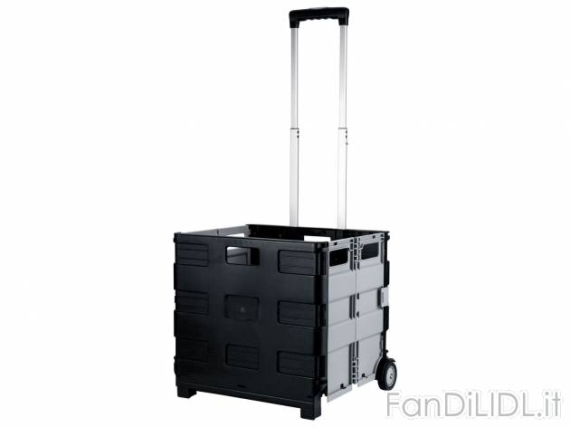 Carrellino pieghevole 3-anni-di-garanzia, prezzo 14.99 &#8364; 
- Con manico ...