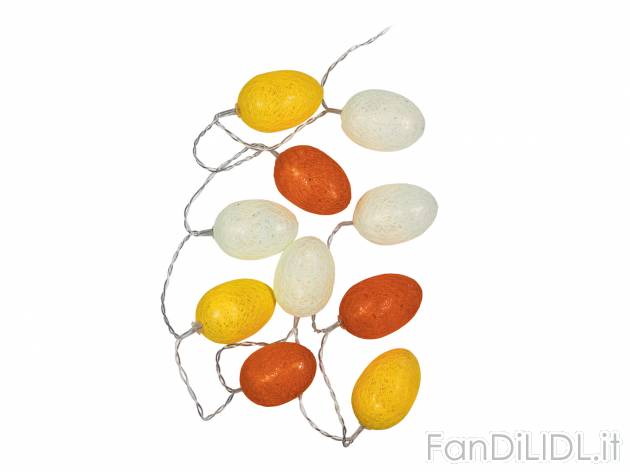 Catena luminosa LED Melinera, prezzo 3.99 &#8364; 
- 10 LED con luce bianca ...