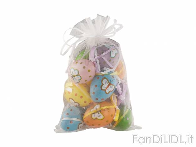 Set uova decorative pasquali Melinera, prezzo 2.49 &#8364; 
6, 12 o 18 pezzi
Caratteristiche
 ...