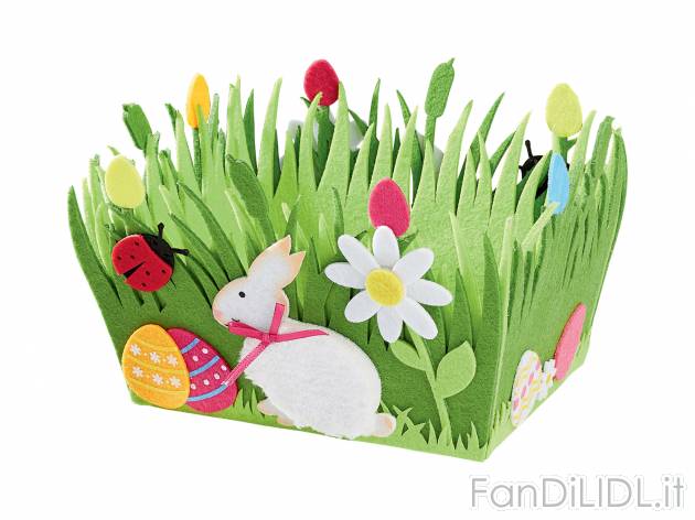 Cestino decorativo in feltro Melinera, prezzo 2.99 &#8364;  

Caratteristiche
