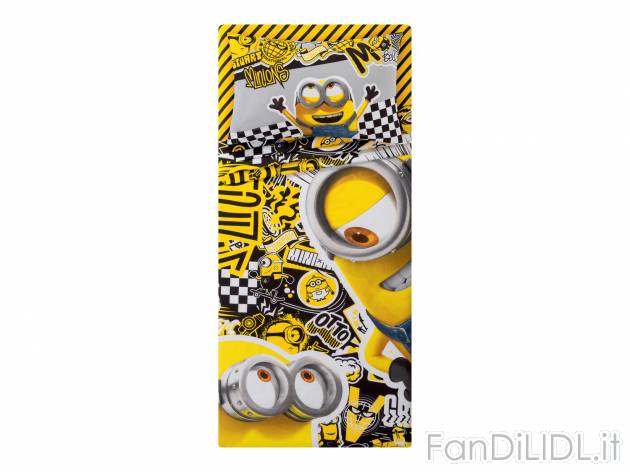 Completo lenzuola singole Minions, prezzo 19.99 &#8364; 
- Puro cotone
- Federa ...