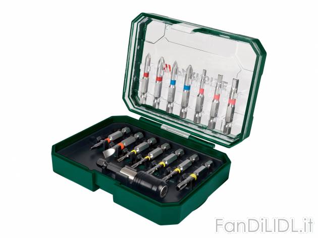 Set bit per trapano avvitatore Parkside, prezzo 7.99 € 

Caratteristiche

- ...