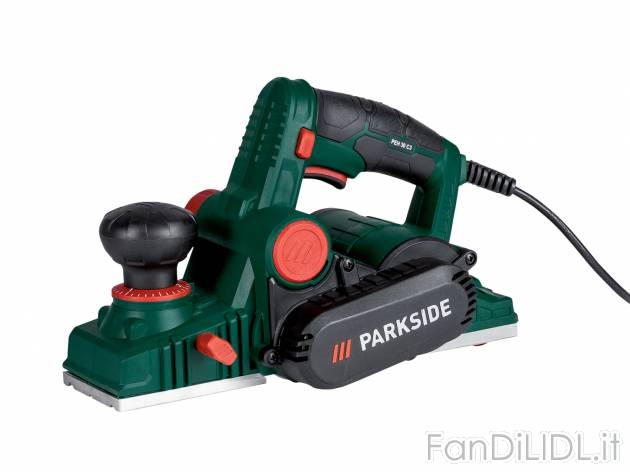 Pialla elettrica Parkside, prezzo 29.99 &#8364; 
- 3 scanalature a V di diversa ...