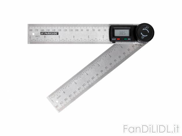 Calibro o goniometro digitale Parkside, prezzo 9.99 &#8364; 
- Batteria e custodia ...