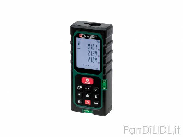 Misuratore di distanza laser Parkside, prezzo 22.99 &#8364; 
- Per la rilevazione ...
