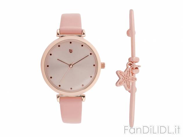 Set orologio e braccialetto da donna Auriol, prezzo 7.99 &#8364; 
- Batteria ...