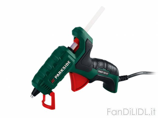 Pistola per colla a bassa temperatura Parkside, prezzo 4.99 € 
- Per decorare ...