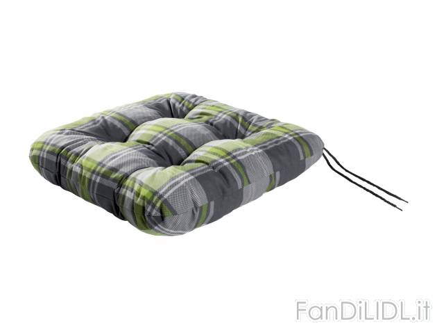 Cuscino per sedia Florabest, prezzo 6.99 &#8364; 
2 pezzi - 40 x 40 cm 
- Prodotto ...