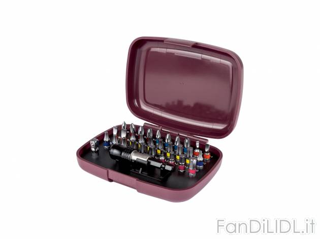 Set bit per trapano avvitatore Parkside, prezzo 7.99 &#8364; 
32 o 15 pezzi
Caratteristiche

- ...