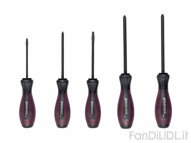 Set cacciaviti o martello Parkside, prezzo 3.99 € 
1 o 5 pezzi 
- Martello: ...