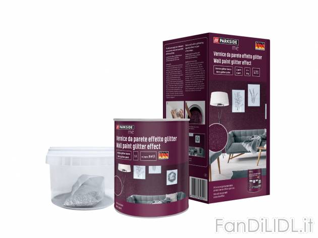 Vernice per pareti Parkside, prezzo 9.99 &#8364;  

Caratteristiche