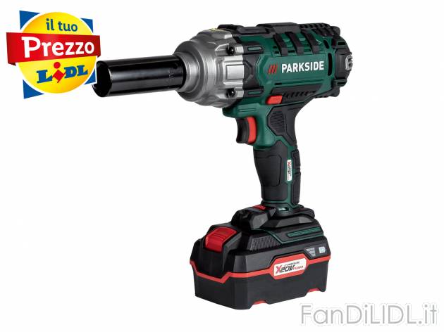 Avvitatore a percussione ricaricabile Parkside, X20VTeam, prezzo 59.00 € 
- Numero ...