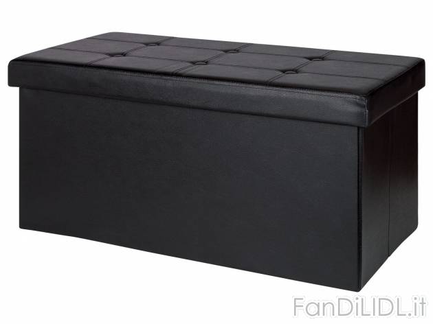 Cassapanca Livarno Living, prezzo 19.99 &#8364; 
- Seduta in similpelle imbottita ...