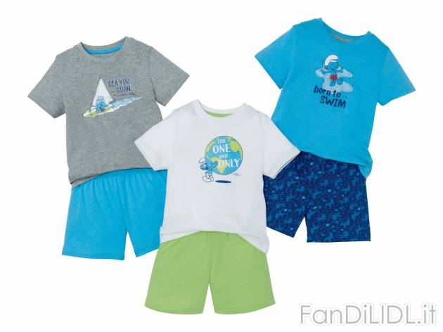 Pigiama corto da bambino Oeko-tex, prezzo 5.99 &#8364; 
Misure: 2-8 anni
Taglie ...