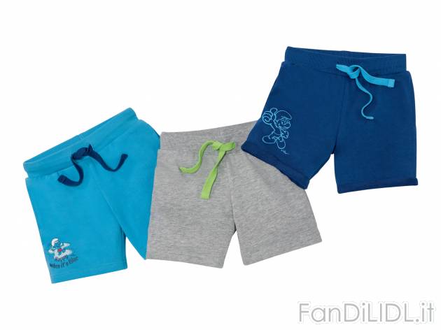 Shorts da bambino Oeko-tex, prezzo 4.99 &#8364; 
Misure: 2-8 anni 
- Questo ...