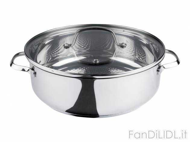 Pentola in acciaio Ernesto, prezzo 19.99 &#8364; 
Ø 28 cm 
- Resistente al ...