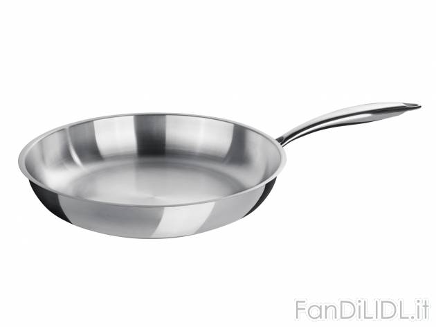 Padella in acciaio Ernesto, prezzo 17.99 &#8364; 
Ø 28 cm 
- Adatta per tutti ...