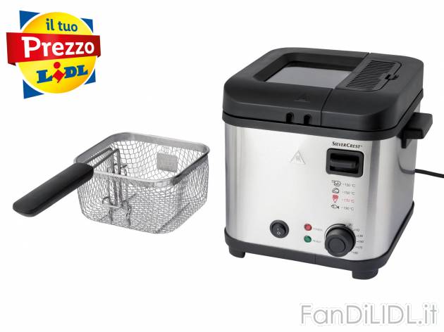 Mini friggitrice Silvercrest Kitchen Tools, prezzo 19.99 &#8364; 
- Impostazione ...