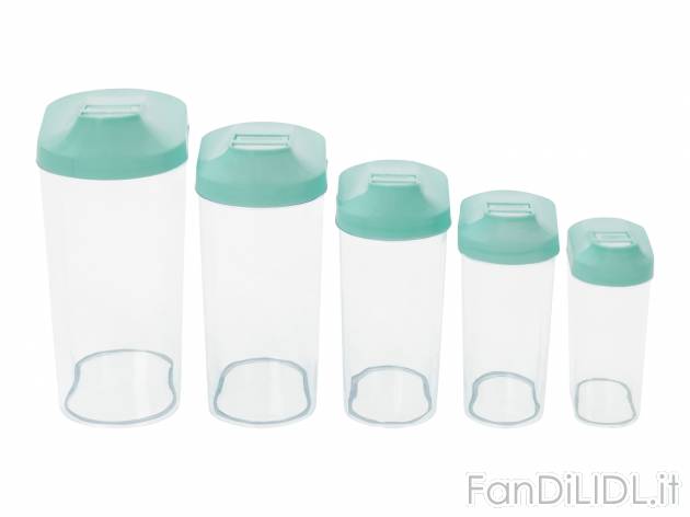 Set contenitori Ernesto, prezzo 4.99 &#8364; 
5 pezzi
Caratteristiche

- 3 anni ...