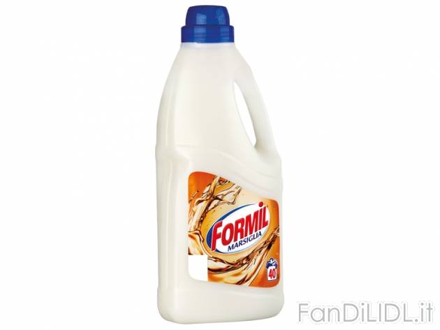 Detersivo liquido Marsiglia , prezzo 1,59 &#8364; per 3 l, € 0,53/l EUR. 
- ...