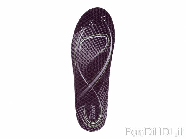 Solette anatomiche Crivit, prezzo 4.99 &#8364; 
Misure: 36-45
Taglie disponibili

Caratteristiche
 ...