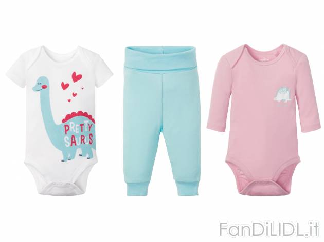 Coordinato per neonata Lupilu Pure Collection, prezzo 7.99 &#8364; 
3 pezzi ...